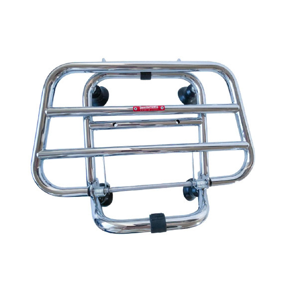 Lambretta Front Luggage Car. Fold - Chrome - G + X